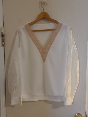 Lace Sleeve Blouse